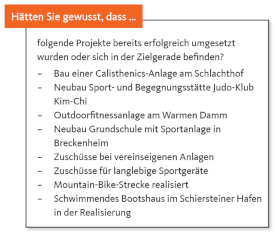 Auszug aus der CDU-Information